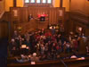 Viewfield Church - picture taken before a Christmas nativity play