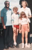 Dad, me, Ann and Mum - picture took at the top of the Wallace Monument