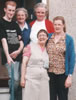 Me, Gran, Aunt Lizzie, Mum and Aunt Isobel - picture taken outside Aunt Isobels house in Prestwick