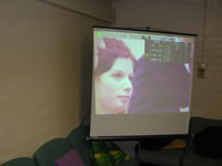 Wedding Video shown in the back room