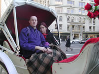 A romantic horse drawn carriage guided tour of Central Park