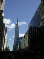 Empire State Building looming large!