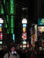Night-time in Times Square