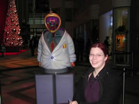 Rachels robotic friend at the Sony Museum!
