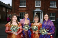The 4 bridesmaids