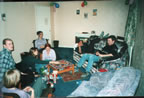 Board Game night with Dagmar, Heidi, Chris, Maureen, Euan, Anne and Lawrence - 2001